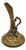 Mid-Century Roman Majolica Carafe with Polychrome Painting, Sgraffito Engravings and Curved Handle, 1950s For Sale