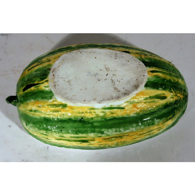 Meissen Porcelain 18th Century Tromp l'Oeil Tureen in the Form of a Melon For Sale - Image 13 of 16