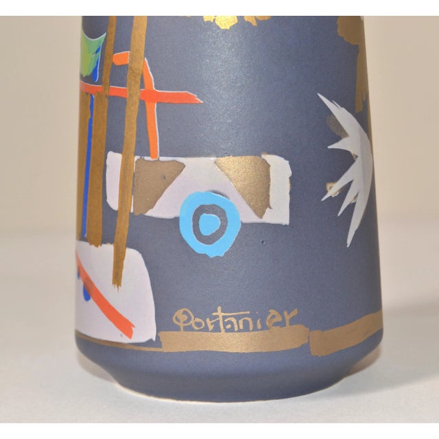 Rosenthal Porcelain Flower Vase Liguria Gilbert Portanier Studio-Linie Germany For Sale In Miami - Image 6 of 13