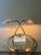 Shabby Chic Vintage Hollywood Regency Double Gooseneck Seashell Lamp With Lucite Base For Sale - Image 3 of 7