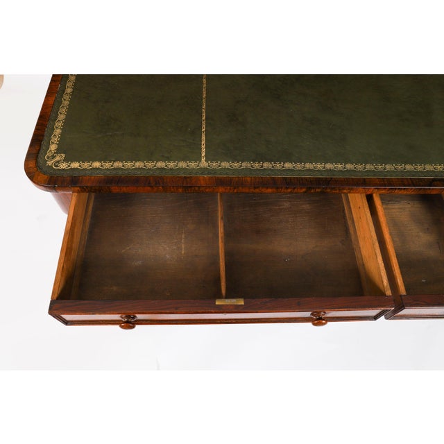 Antique Regency Library Desk by Gonçalo Alves, 19th Century For Sale - Image 11 of 18