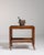 A practical and elegant oak bar cart designed for mobility and ease of use. The compact structure and tiered surfaces...