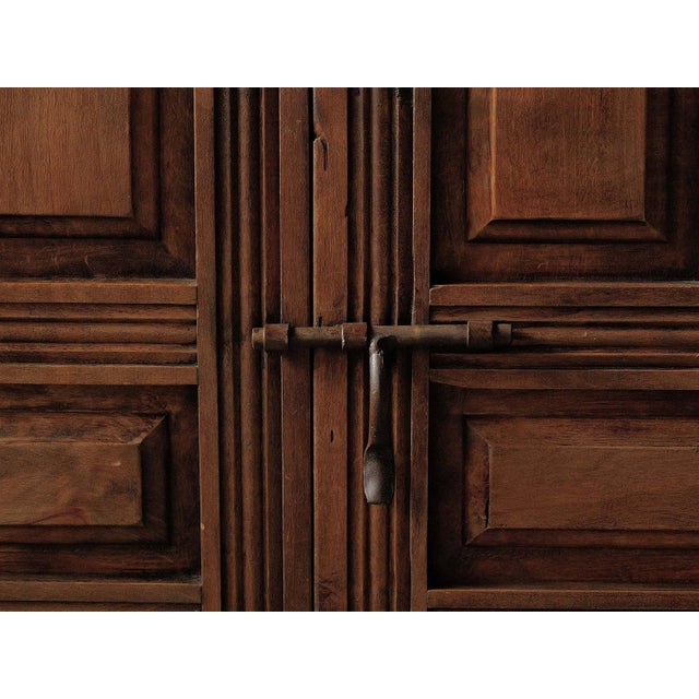 Mid-Century Modern Handcrafted 2-Door Cabinet, Spain, 1950s For Sale - Image 3 of 18