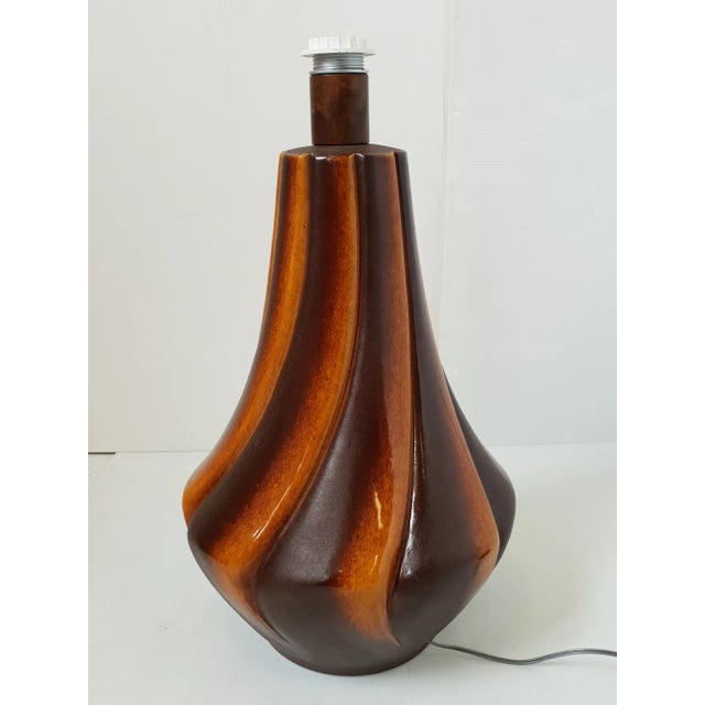Ceramic Large Ceramic Table or Floor Lamp, 1970s For Sale - Image 7 of 9