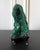 Turquoise Malachite Rock on Display Stand as a Viewing Stone For Sale - Image 8 of 13