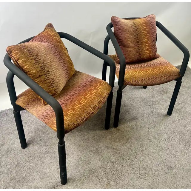 Postmodern Brian Kane Rubber Chair for Metropolitan Furniture / Steelcase 1980's , a Pair For Sale - Image 3 of 14