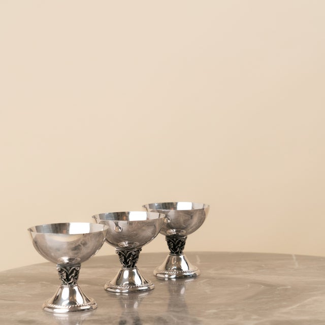 19th Century Silver Serving Coupes, 1890s, Set of 6 For Sale - Image 5 of 6