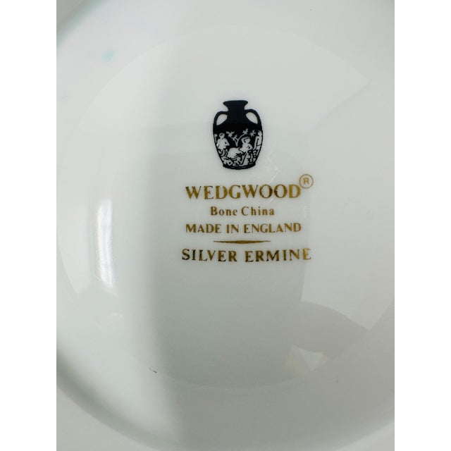 1970s Vintage Wedgwood "Silver Ermine" Soup Tureens - A Pair For Sale - Image 18 of 18