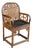 Antique 19th C. Chinese Export Brighton Pavilion Bamboo Chinoiserie Armchair For Sale