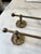 Pair Solid Brass Vintage Towel Bars For Sale In Atlanta - Image 6 of 9