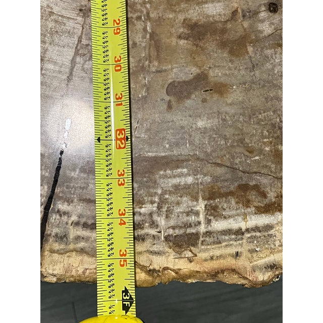 1990s Petrified Wood Coffee Table For Sale In Dallas - Image 6 of 12