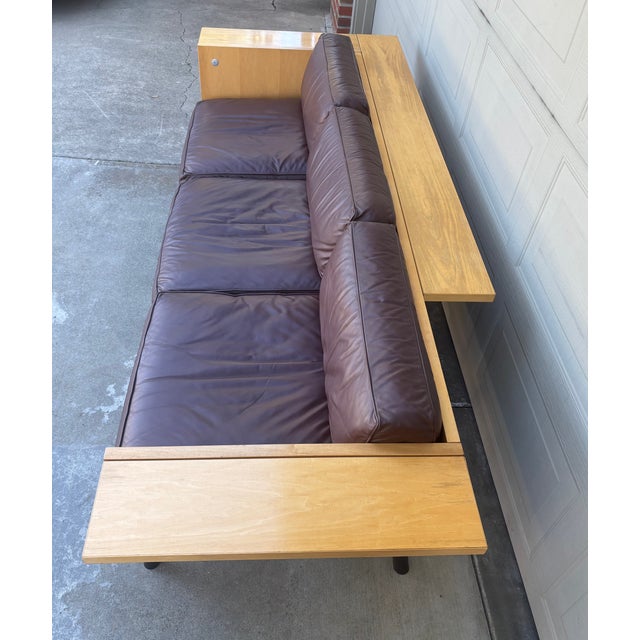 Knoll Studios Salsa Sofa Paul Aferiat Peter Stamberg Leather Vintage Post Modern For Sale In San Francisco - Image 6 of 15