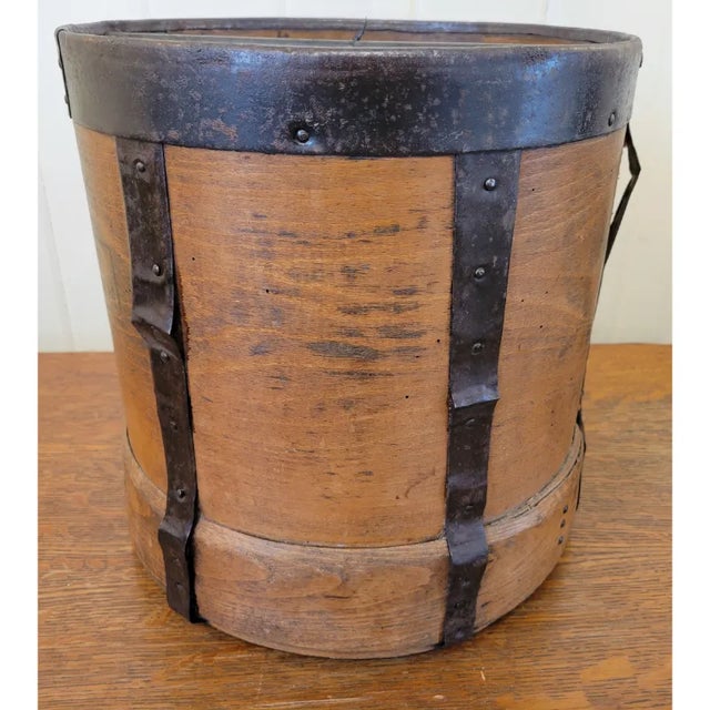 French Antique French Wooden Cheese Box For Sale - Image 3 of 6