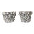 Reduced- Pair of Oyster Shells Encrusted Pair of Terracotta Pots Planters For Sale