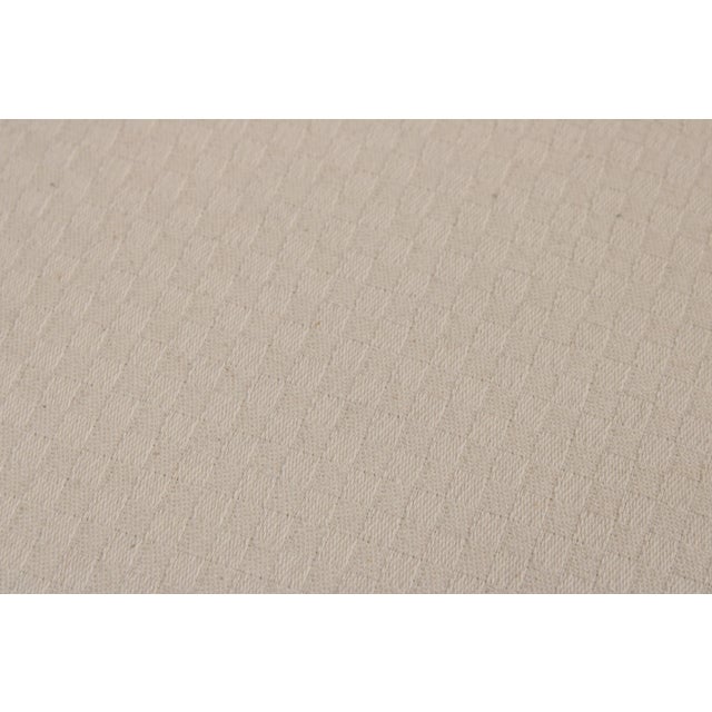 Large White Upholstered Flip Top Ottoman or Chest For Sale - Image 10 of 15