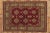 Ruby Red Vintage Turkish Oushak Rug - 5'06 X 8'00 For Sale - Image 8 of 9