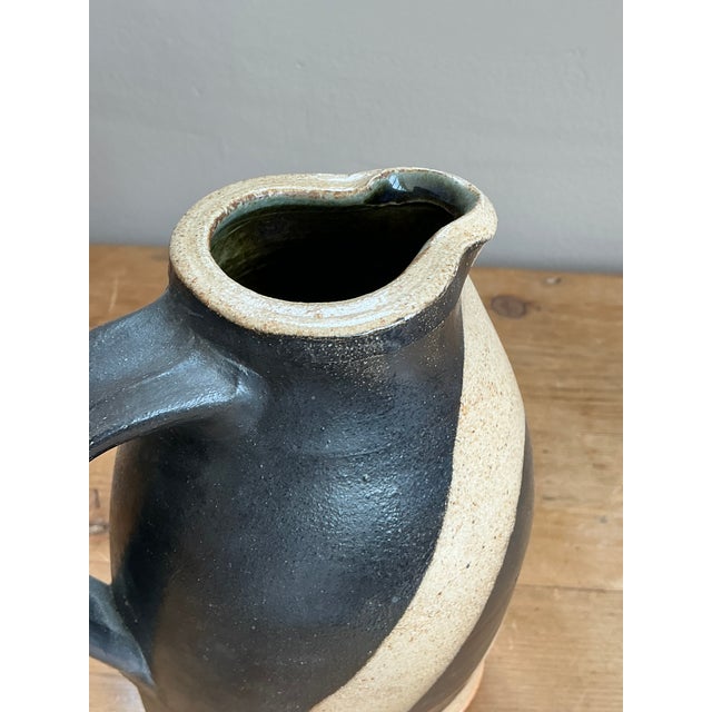 Vintage Original Studio Pottery Pitcher For Sale - Image 9 of 12