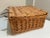 Vintage English Wicker Picnic Basket For Sale - Image 9 of 11