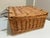 Vintage Wicker Picnic Basket English 2-Person For Sale - Image 9 of 11