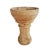 Mid 20th Century Vintage Old Wood India Mortar Cup For Sale - Image 5 of 5