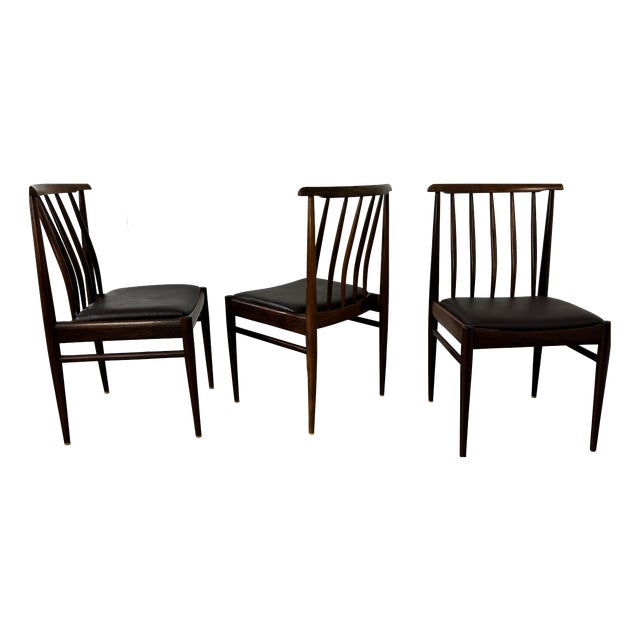 Danish Rosewood Dining Chairs from Awa Meubelfabriek, 1960s, Set of 3 For Sale