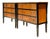 Neoclassical Two-Tone Ebonized Wood Dressers – A Pair For Sale