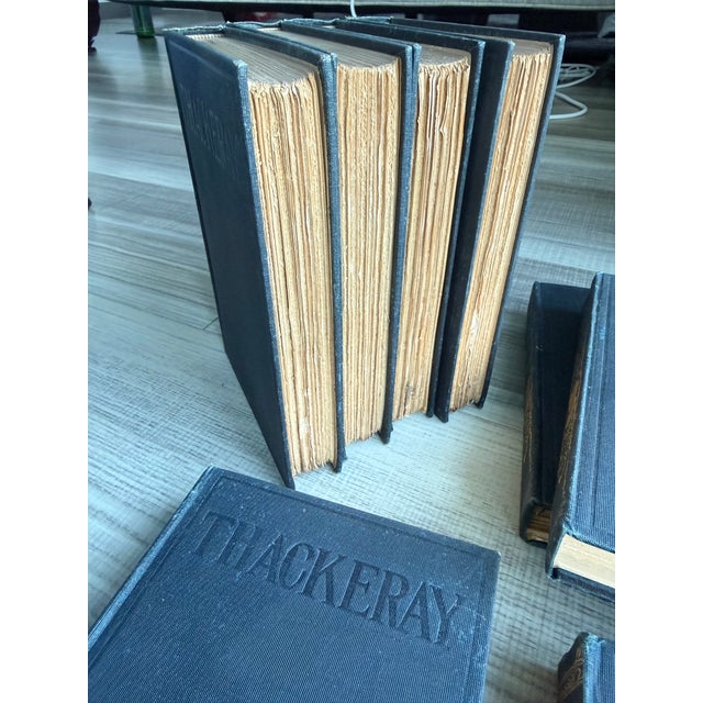 1900 William Makepeace Thackeray Antique Book Collection - 12 Volumes For Sale - Image 10 of 10