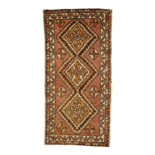 Vintage Turkish Yastik Rug - 01'08 X 03'04 For Sale