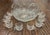 Mid 20th Century Vintage Tiffin-Franciscan Bullseye Pressed Glass Punch Bowl Set With 12 Cups & Original Ladle For Sale - Image 5 of 15