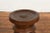19th Century 19th Century Rustic Indonesian Solid Wood Turned Stool with Brown Patina For Sale - Image 5 of 12