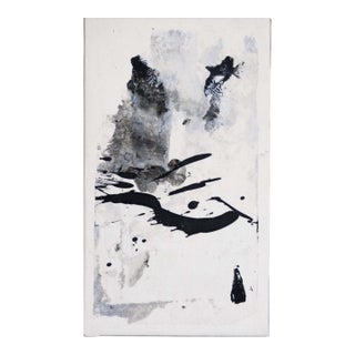 John Beardman Untitled (Silver Vertical) Contemporary Abstract Expression For Sale