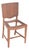 Wood Dining Chair with Cut-Out Back, 1920 For Sale - Image 7 of 7