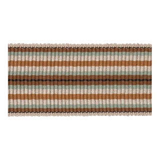 Schumacher X Neisha Crosland Topaki Stripe Tape Medium in Mustard For Sale
