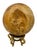 Wood Vintage Early 2000s Solid Teak Root Hand-Carved Decorative 7.5" Sphere For Sale - Image 7 of 9