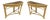 A Pair of Large Rattan and Bamboo Demilune Tables by John Hutton for Donghia For Sale