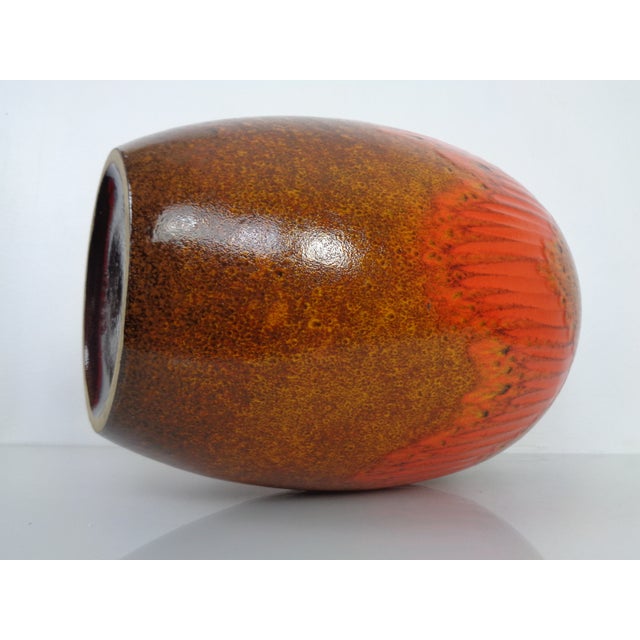Pop Art Glazed Lava Ceramic 286-51 Vase, Scheurich, 1970s For Sale - Image 12 of 18