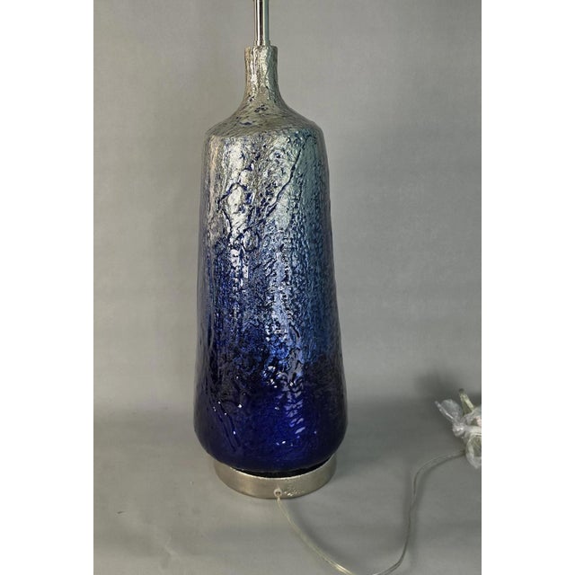2010s John Richard Ombré Enameled Large Table Lamp For Sale - Image 5 of 9
