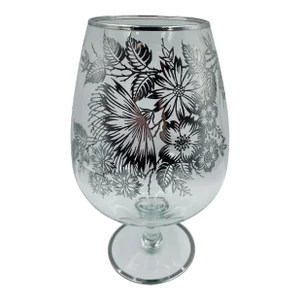 Mid 20th Century Silver City Glass Company “Springtime” Pattern Vase/Decorative Bowl