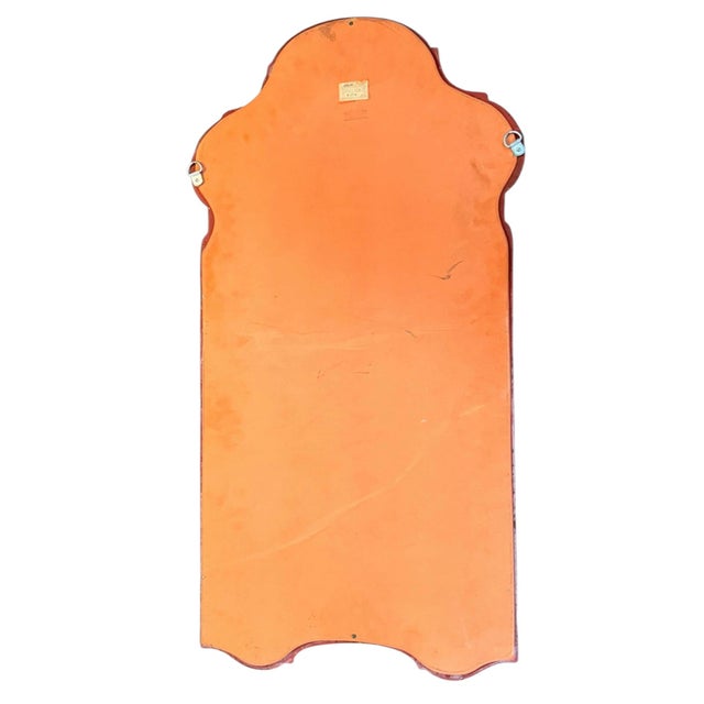 This is a petite Italian neoclassical style mirror and console table by Palladio. The mirror frame is giltwood. The...