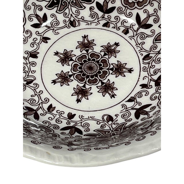 Vintage English Masons Bow Bells Coupe Cereal Bowl For Sale - Image 4 of 4