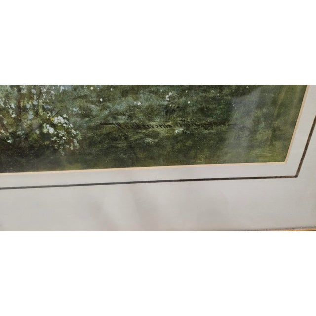 Early 1900s "The Departing Guests" Original Print by Alfred Wordsworth For Sale - Image 4 of 6