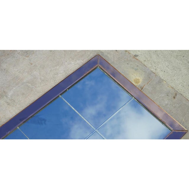 Art Deco Venetian Foxed Rose Coloured Glass Bevelled Mirror, 1930s For Sale - Image 11 of 18