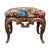 Rococo Carved Walnut Floral Needlepoint Footstool C1880 For Sale - Image 13 of 13