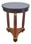 Antique French Round Directoire Bronze & Marble Top Empire Gueridon Side Table For Sale
