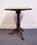 Brown Vintage Antique Late 19th Century Solid Mahogany Traditional Georgian Style 19x22" Tilt Top Accent End Table For Sale - Image 8 of 10