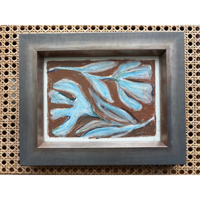 2026 Alexandra Swistak Pastel Botanical in Custom Italian Frame For Sale - Image 4 of 10