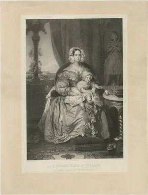 H. Grevedon, Portrait of Madame Marie d'Orleans, 1844, Print