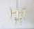 White Sciolari 9-Arm White Chandelier, circa 1960 For Sale - Image 8 of 13