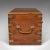 Small Antique Display Chest, Indian, Teak, Miniature Campaign Trunk, Victorian For Sale - Image 4 of 11