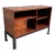 Mid Century Rosewood Cabinet on Custom Made Iron Base, Denmark, Circa 1960s For Sale
